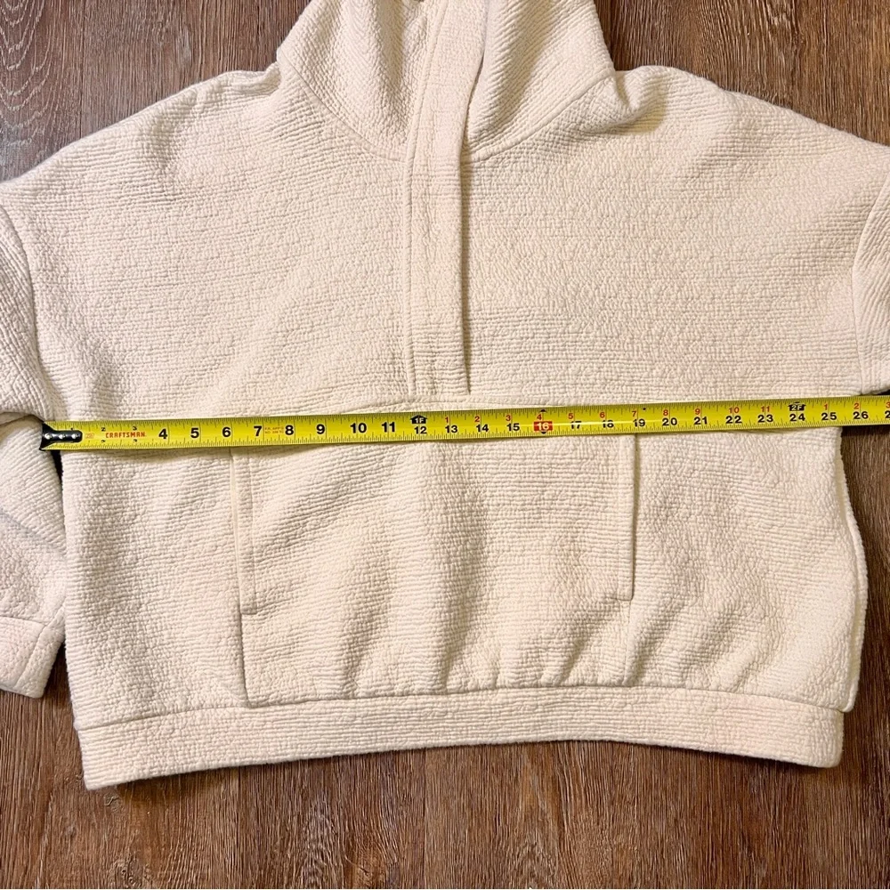 CALIA by Carrie Underwood 1/4 Zip Pullover - Size L - Cream Textured - Picture 6 of 9